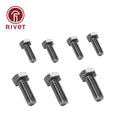 304 A2-70 M3/m4 Metric Thread External Outside Hex Head Cap Screw