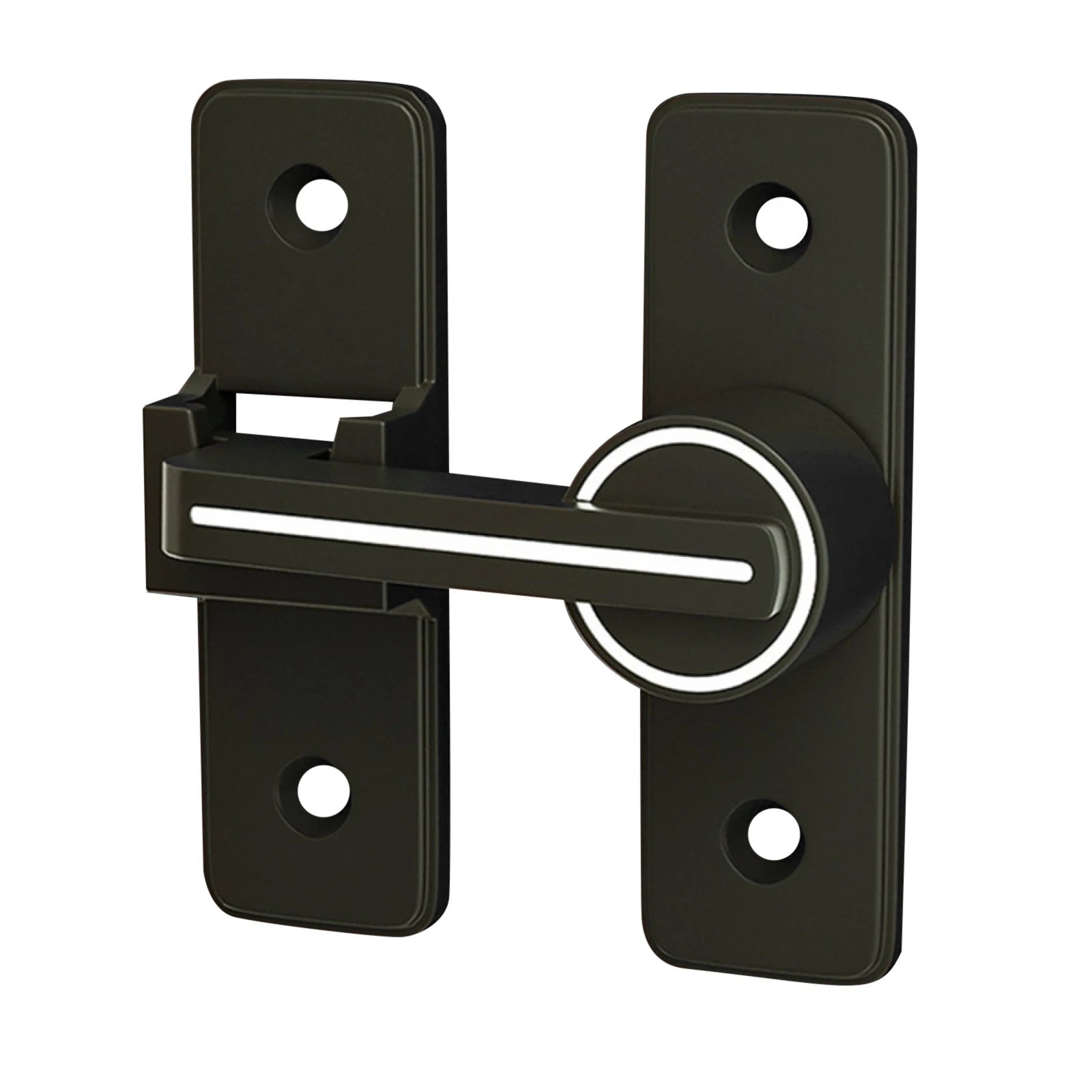 Luminous Keyless Twist Locks Zinc Alloy Anti-theft Door Locks Rotate