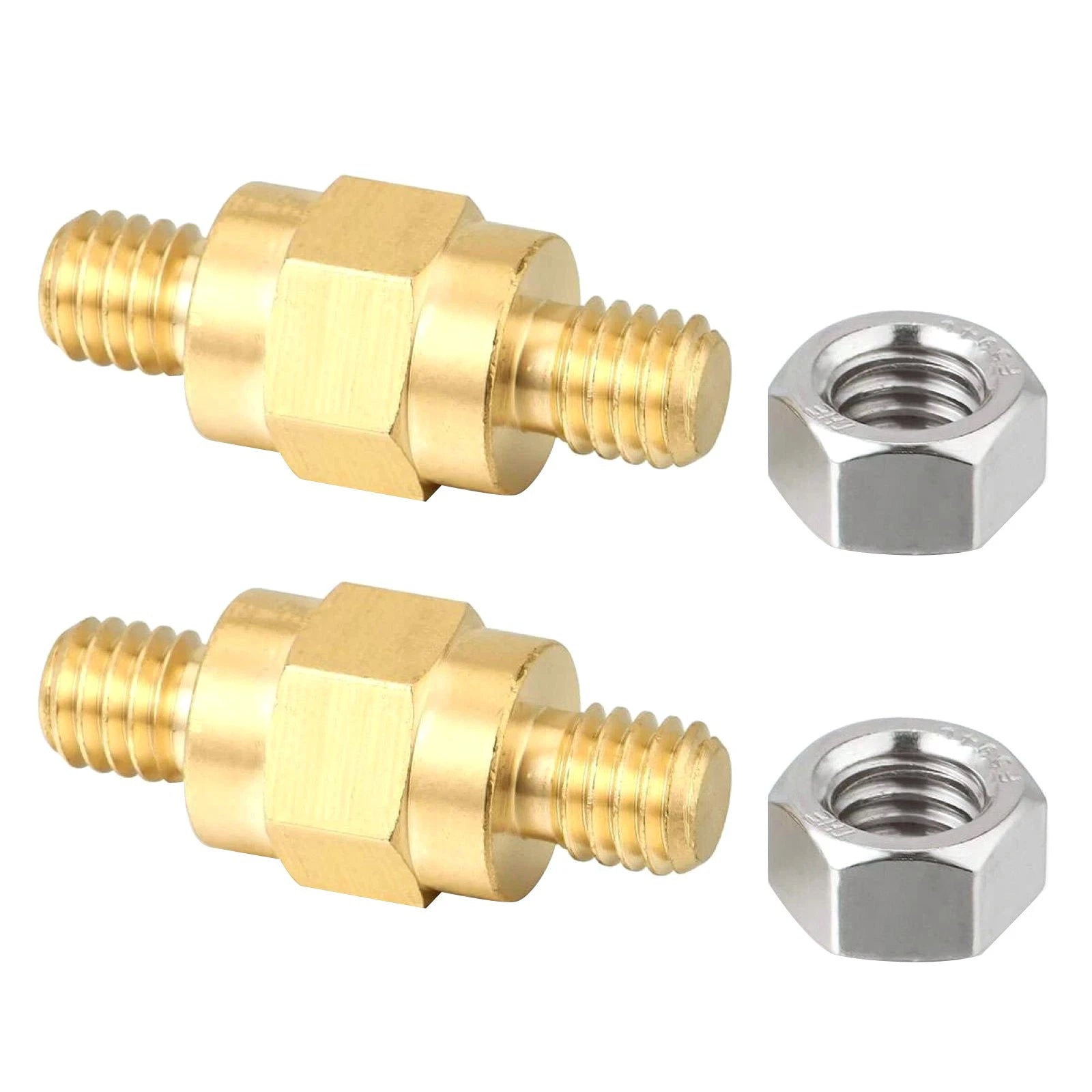 2 Set Side Mount Battery Terminal Extender Adapter Bolt Easy To