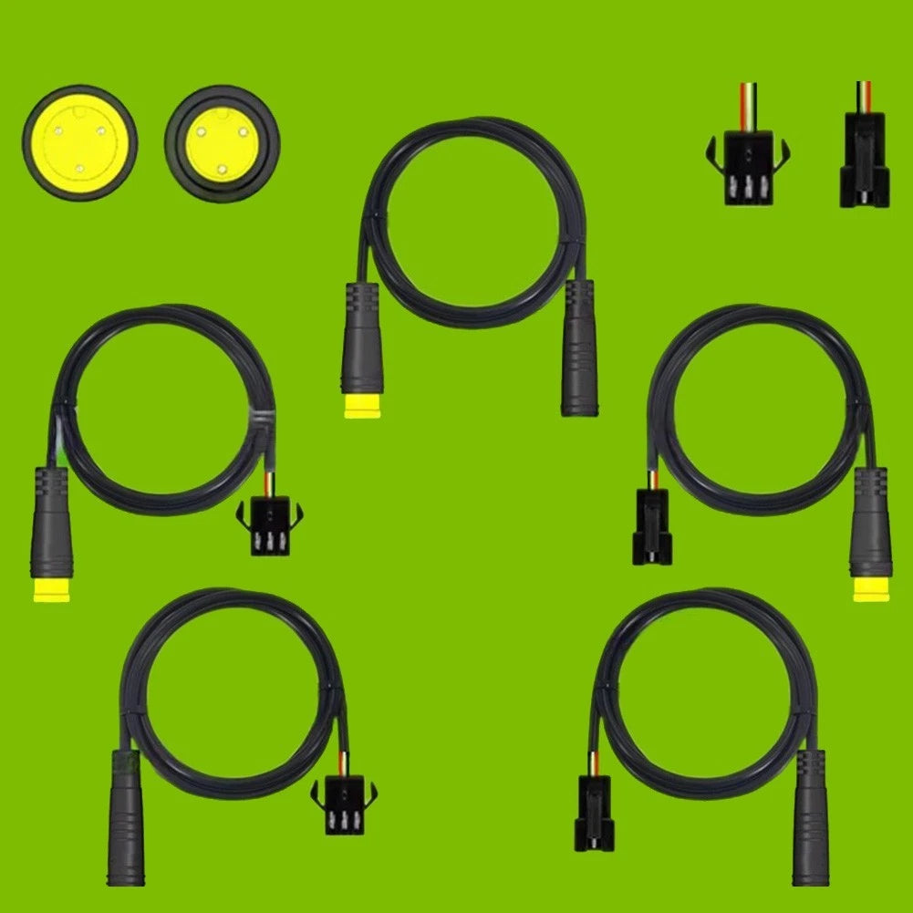 Ebike Cable Waterproof 3 Pin Extension Line Male To | Built Supply Co