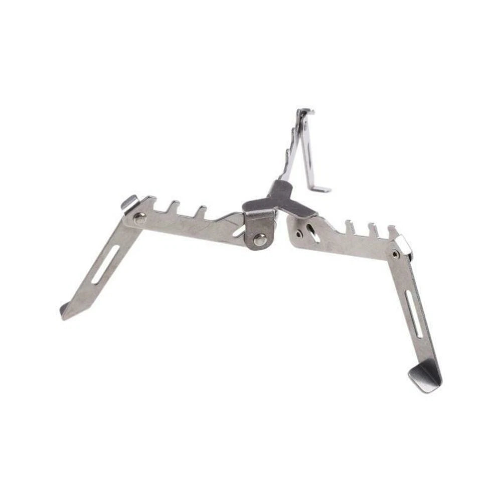 Outdoor Stove Base Support Gas Stove Fixed Bracket Folding Triangular