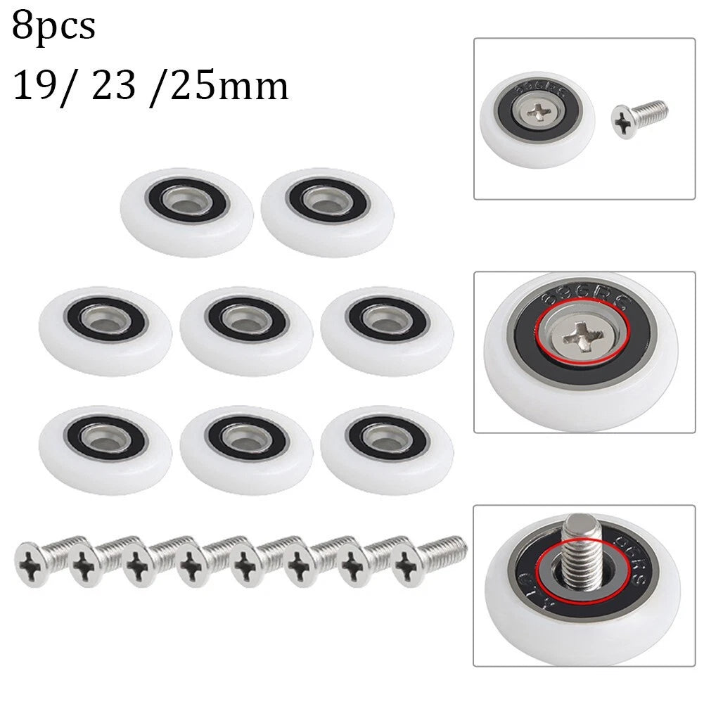 Replacement Shower Door Roller For Runner Wheels/19/23/2<wbr/>5mm