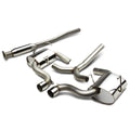 3" Dual Tip Muffler Racing Catback Exhaust System | Built Supply Co