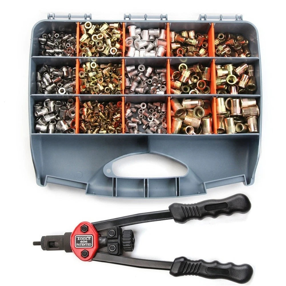 Rivet Nut Kit Stainless Steel Carbon Steel For 3mm 5mm 6mm 8mm Use