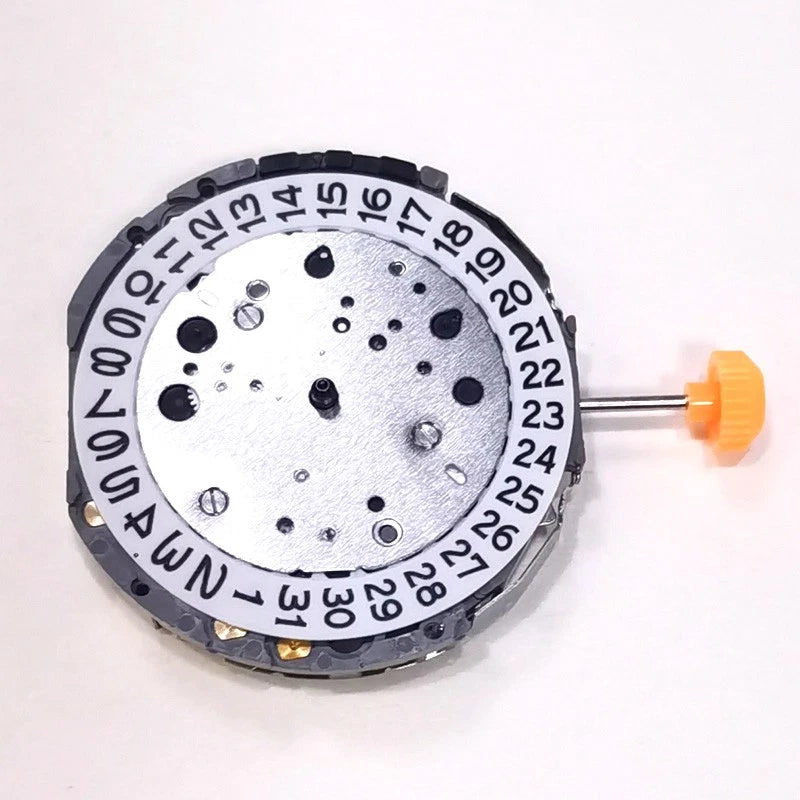Js05 Date At 3 Quartz Watch Movement 3 Hands Replacement For Miyota