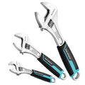 DURATECH Adjustable Wrench Set 3-Piece Metric/SAE 6/8/10 Inch by DURATECH
