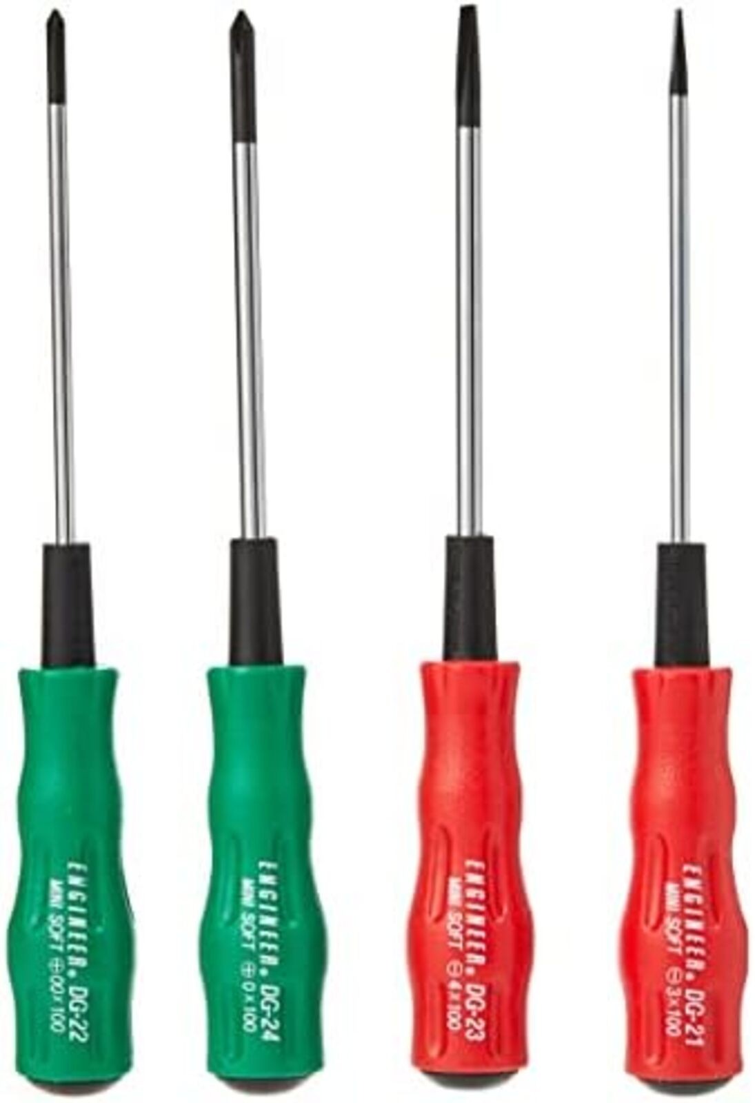 ENGINEER Mini Soft Screwdriver Set 4 Pieces