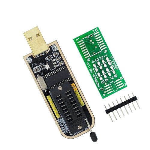 Usb Eeprom Programmer Ch341 Flash Bios Soic8 Sop8 Great for Firmware