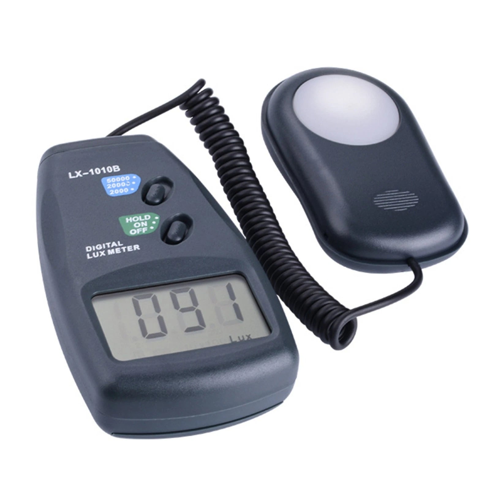 0 - 50000 Lux Digital Light Meter Luxmeter 3 Range Lx-1010b