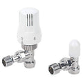 Deluxe 15mm Angled TRV Pack - White & Chrome