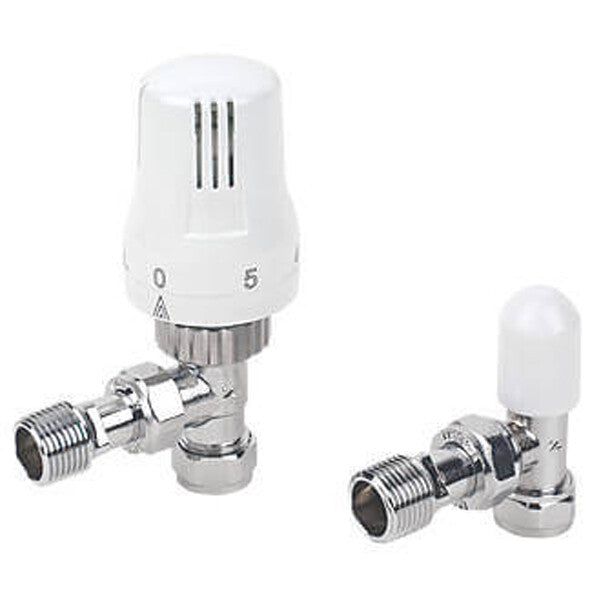 Deluxe 15mm Angled TRV Pack - White & Chrome