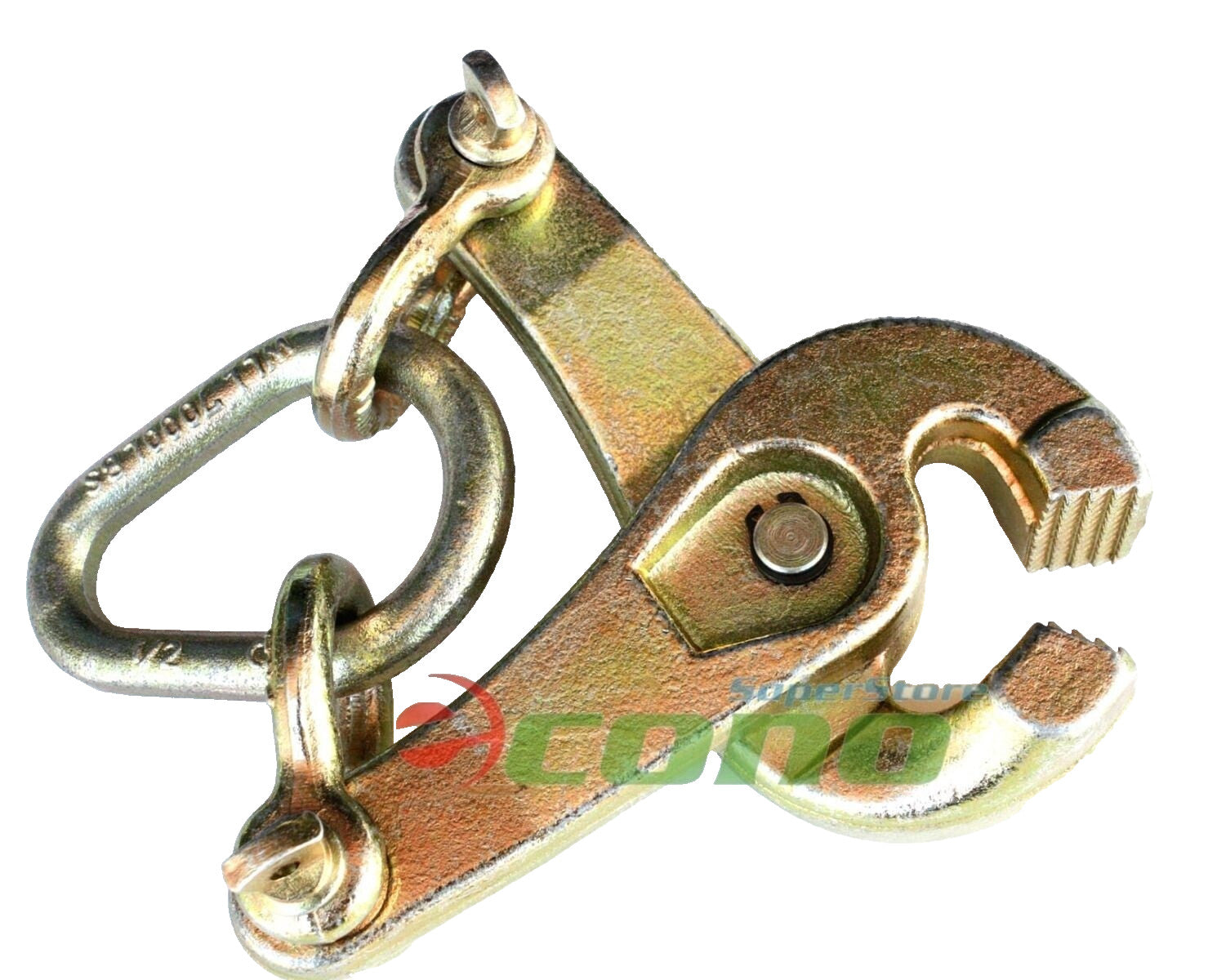 3 Ton Auto Body Repair Pulling Clamp Self-Tightening Scissor Clamp Serrate Jaw