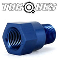 1/8" Npt Male to M10x1.0 Female Aluminium Oil Pressure Gauge Take Off