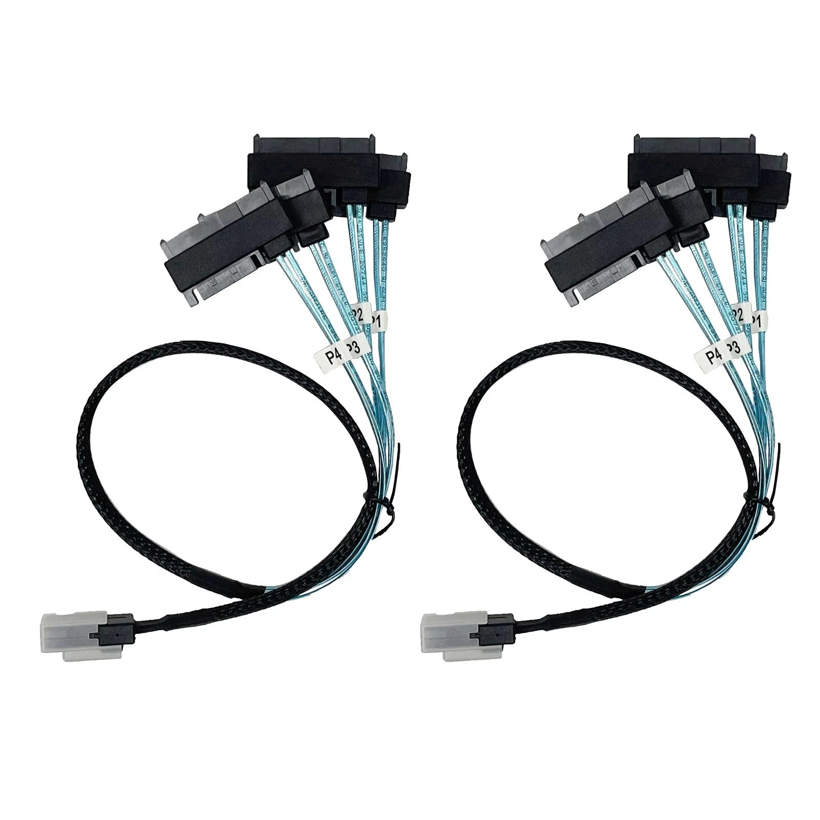 0.5m 1 To 4 Hdd Connectors Sata Power Cable Fit For
