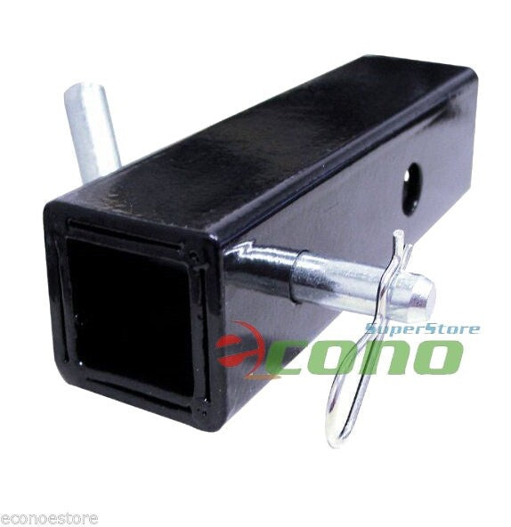 HD 2" To 1-1/4" Tow Hitch Reducer Adaptor Towing Trucks Trailer Safety Hitch Pin
