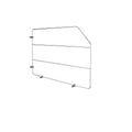 Rev-a-shelf 12" Tray Divider With Mounting Clips, Chrome, 597 Series
