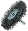 3" Crimped Carbon Steel Wire Wheel Brush w/ 1/4" Shank For Die Grinder or Drill