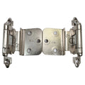 Amerock Satin Nickel Face Mount Self Closing 3/8" Inset Hinge, Pair