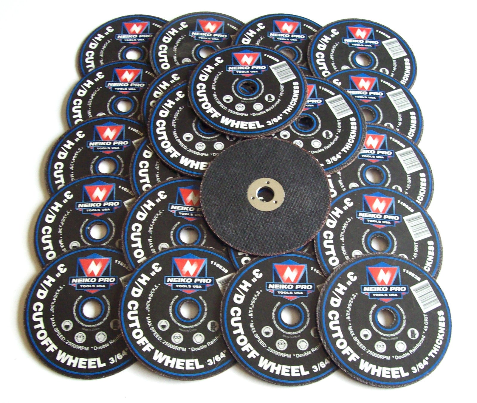 Neiko Pro Tools USA Cut-Off Wheel Discs 3"