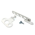 White Adjustable Window Latch Bracket 6.3 X 4.2 X 1.7 Cm Windproof