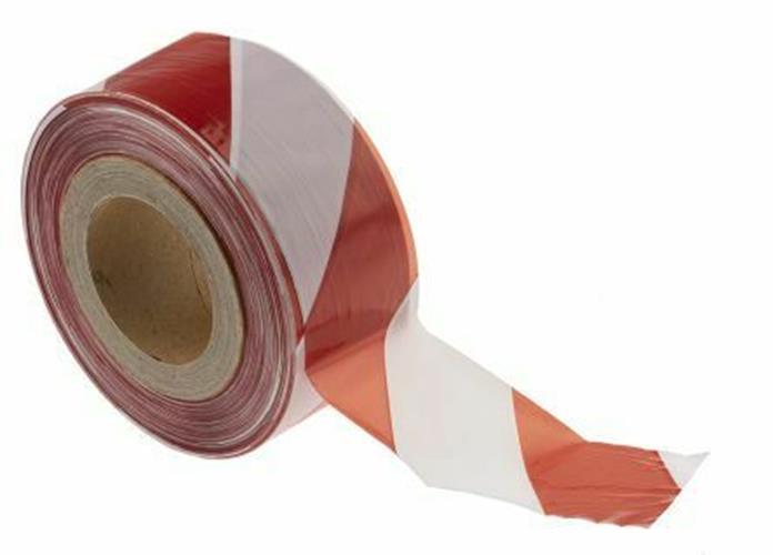 JSP Red/White Barrier Tape 500m x 70mm