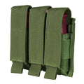 Hook And Loop Tactical Triple Multi-purpose Modular Mag Pouch - Od