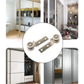 Metal Bearing Pulley Block With Plastic Wheels For Sliding Doors And