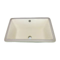Basin Rectangular Bathroom Sink 20-7/8 X 13-5/8" X 7-1/4" Bisque