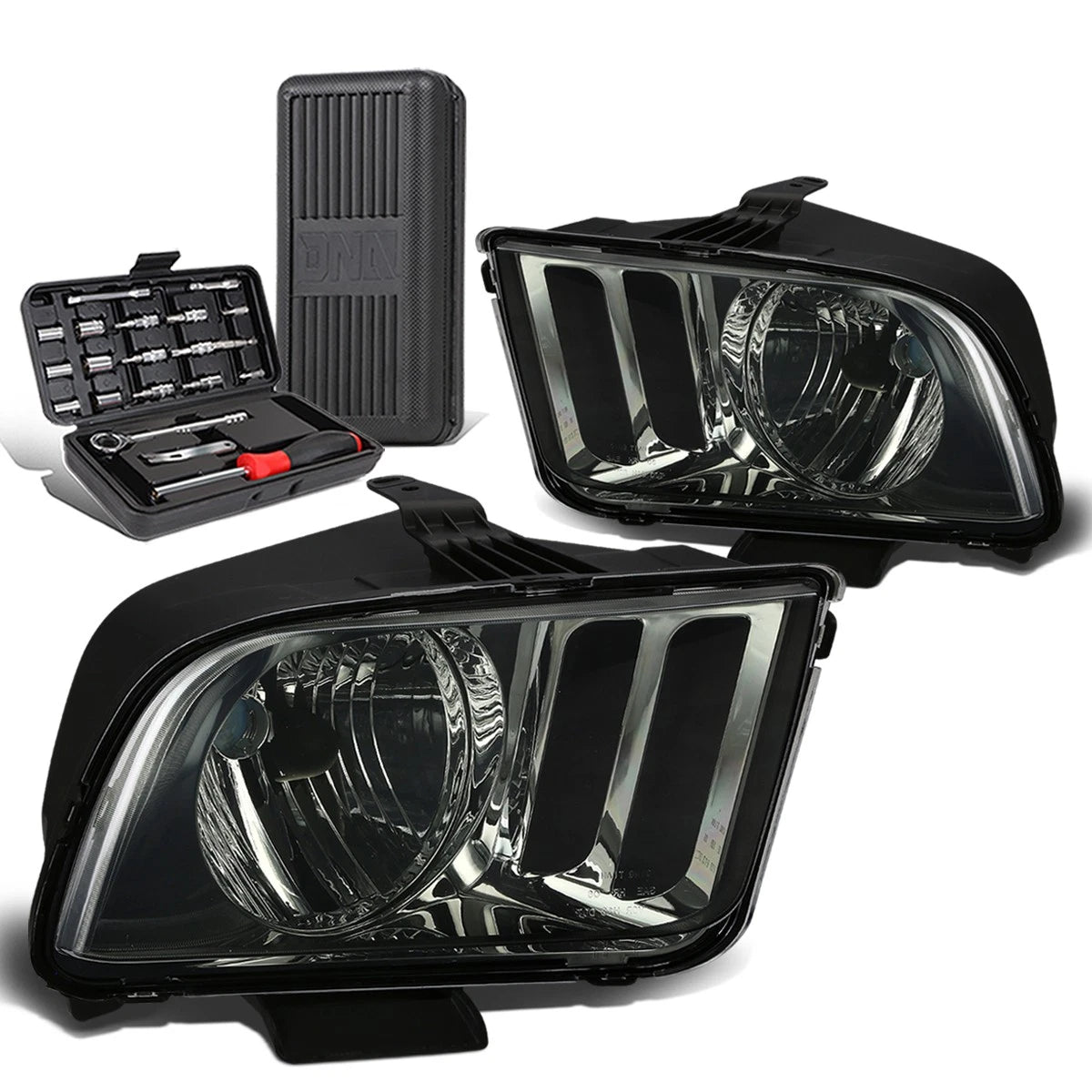 For 2005-2009 Ford Mustang Pair Smoked/clear Corner | Built Supply Co