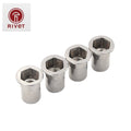 100x M3/M4/M5/M6/M8<wbr/>/M10 Stainless Steel Semi Hexagon Flat Head Rivet Nut Nutsert