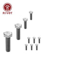 M20 M22 M24 Outer Hexagon Hex Head Cap Bolt Full Thread Six Angle