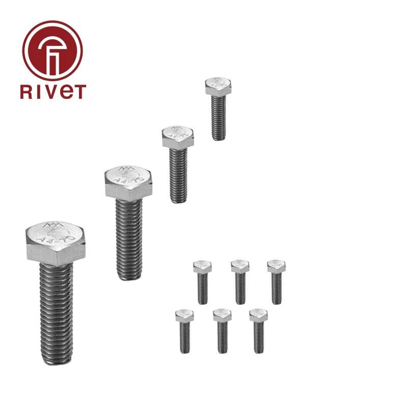 M20 M22 M24 Outer Hexagon Hex Head Cap Bolt Full Thread Six Angle