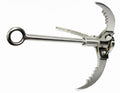 Gravity Stainless Steel Grappling Hook Folding w/ 3 Folding Claws Outdoor Hiking