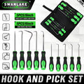 10pc Pick and Hook Set Car Auto Oil Seal/O-Ring Seal Gasket Pick Puller Remover