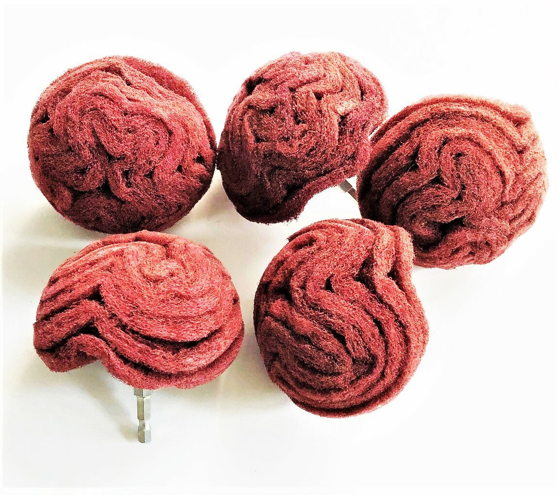 4" Mushroom Abrasive Scuff Polishing Buff Wheels