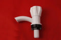 White Plastic Water Tap Faucet For Kitchen Garage Garden