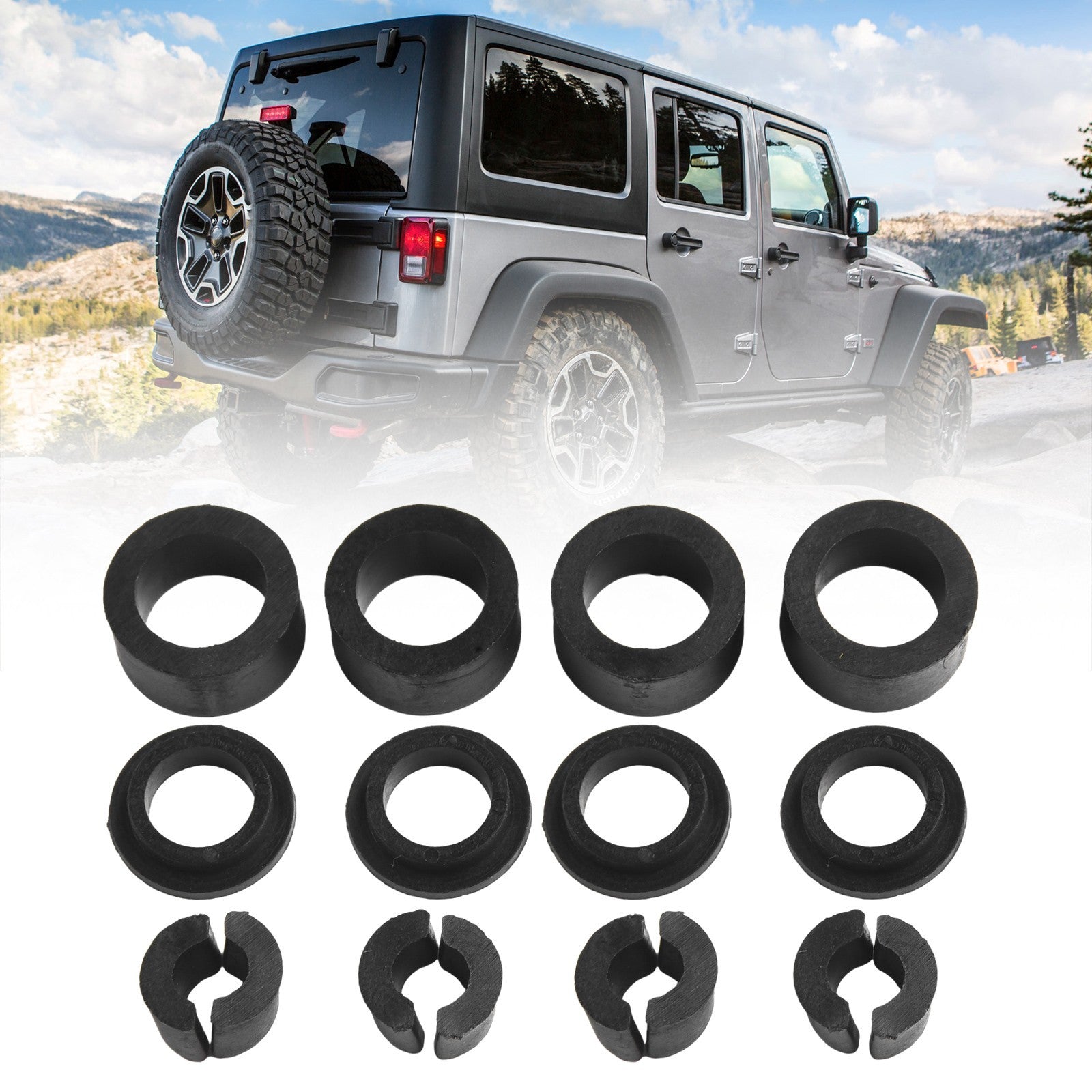 Seat Bushings Support Bushings Direct Replacement Front Plastic Brand NewOpens i