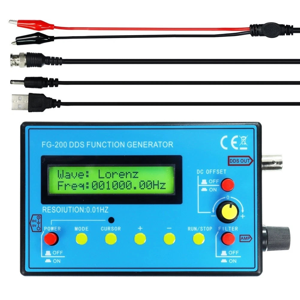 Fg200 Dds Signal Generator For Waveform Testing And Electronic Use
