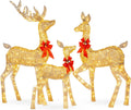 Led Lighted Christmas Deco Reindeer Deer Family Set Yard Decoration