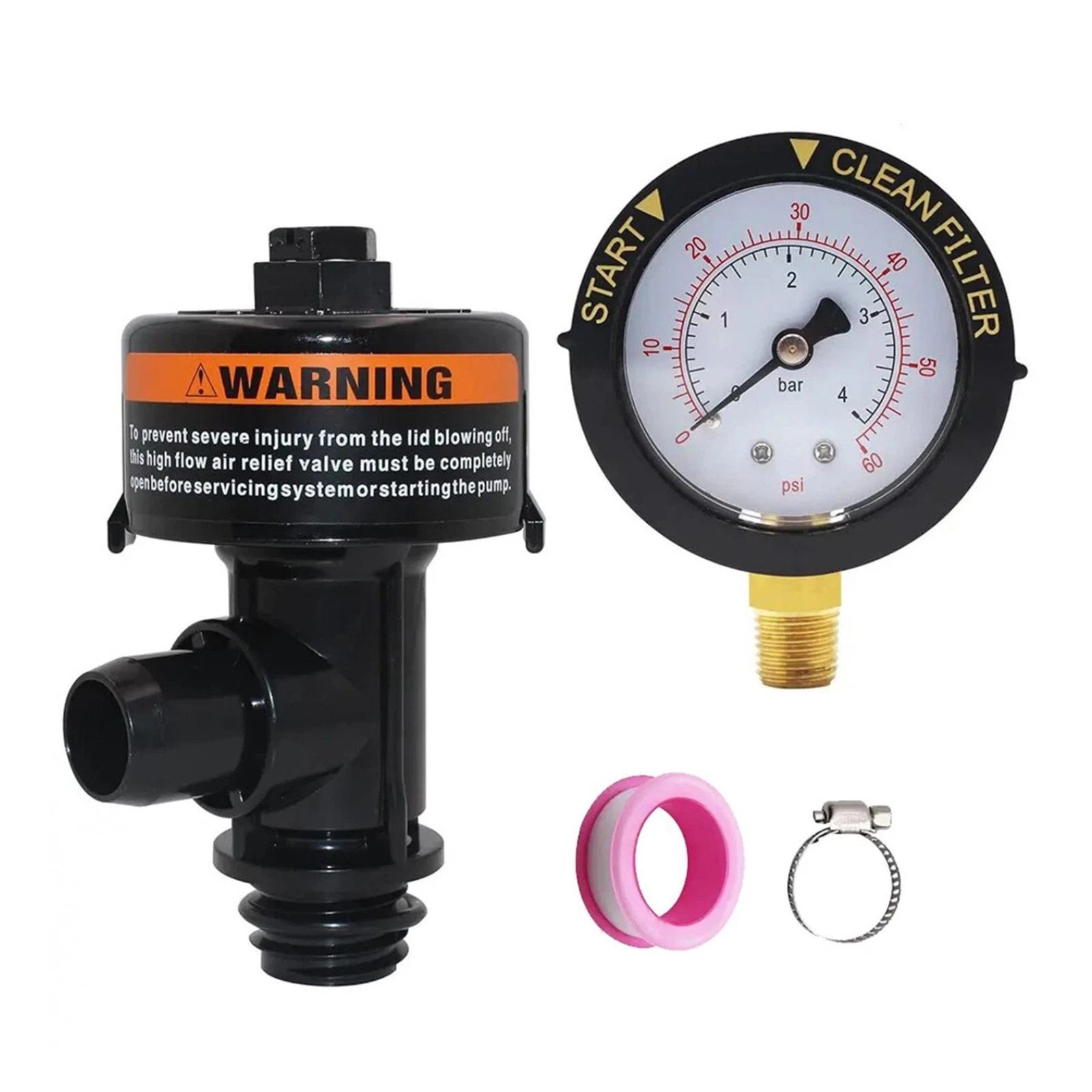 For Pentair Fns Smbw Clean & Clear Pool Filter Air Relief Valve
