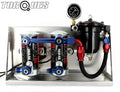 An-6 (6an) Twin Facet Red Top Fuel Pumps/ Manifold/swivel Banjos/