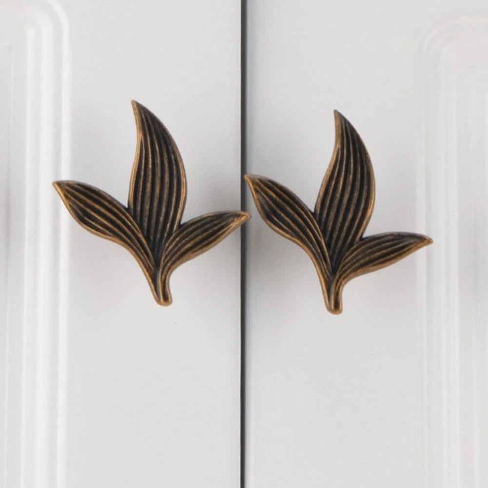 Elegant Floral Pulls For Cabinets And Furniture Strong And Stylish