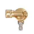 7 Angle Pivoting Coupler 1/4 Quick Connect 4500PSI For Pressure