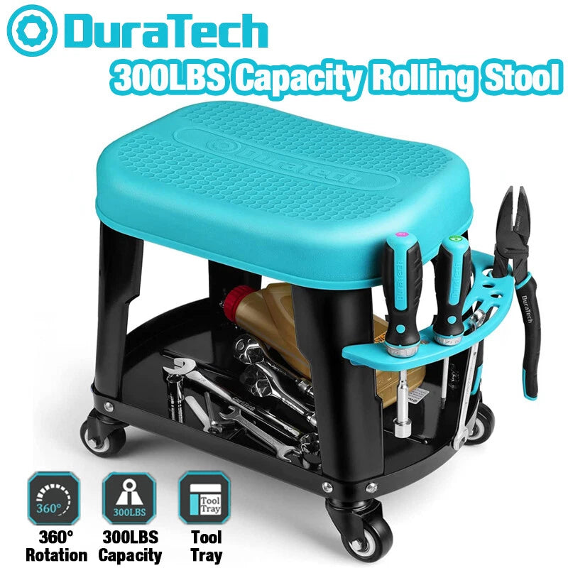 Duratech Rolling Mechanic Stool Shop Stool Heavy Duty Garage Creeper