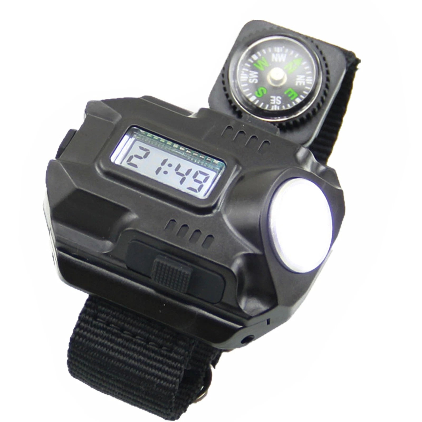 Led Wrist Watch Flashlight Torch Light Usb Charging Rechargeable