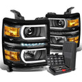 For 2014-2015 Silverado 1500 Led Black Amber Side | Built Supply Co