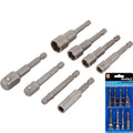 Bluespot 8pc Socket Adaptor and Nut Driver Set - 6mm to 13mm by BlueSpot