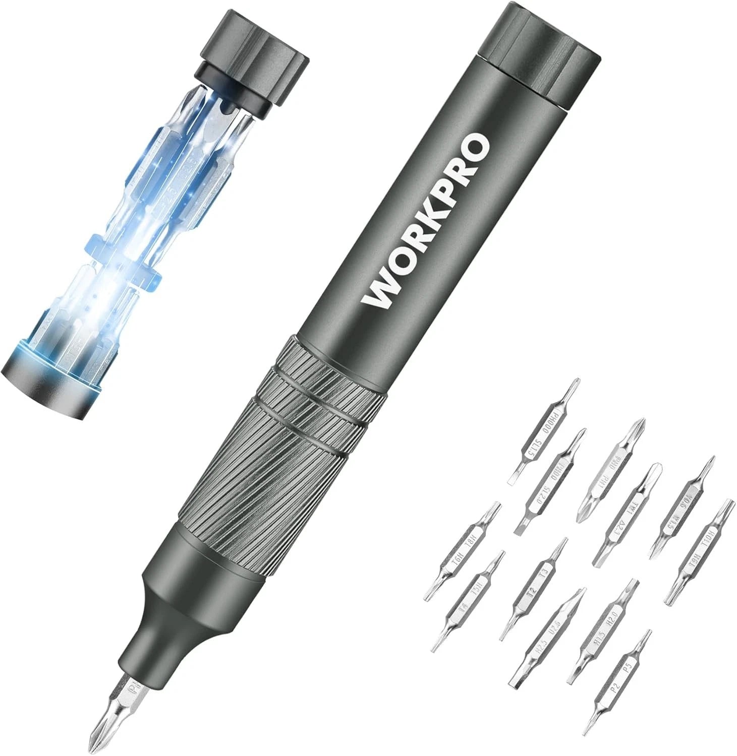 Workpro 24 In1 Magnetic Multi Bit Screwdriver Set | Built Supply Co
