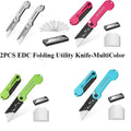 Workpro Folding Utility Knife Mini Box Cutter Edc Knife Quick Open