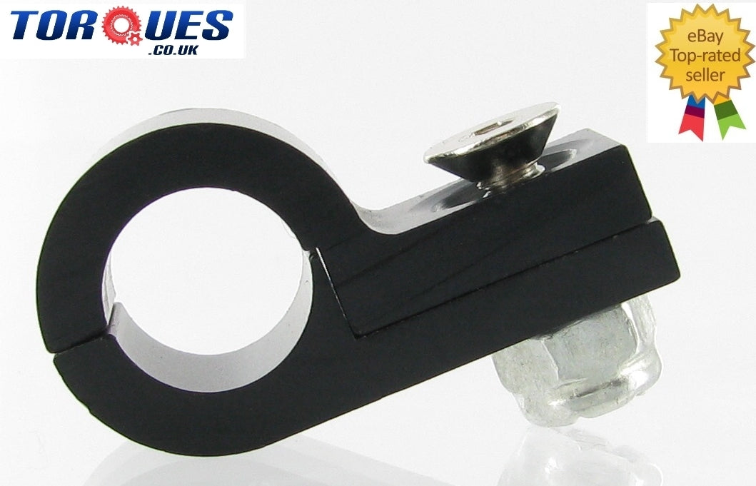 An -6 (an6 An06) Black Ptfe 11MM O.d Fuel Hose Clamp